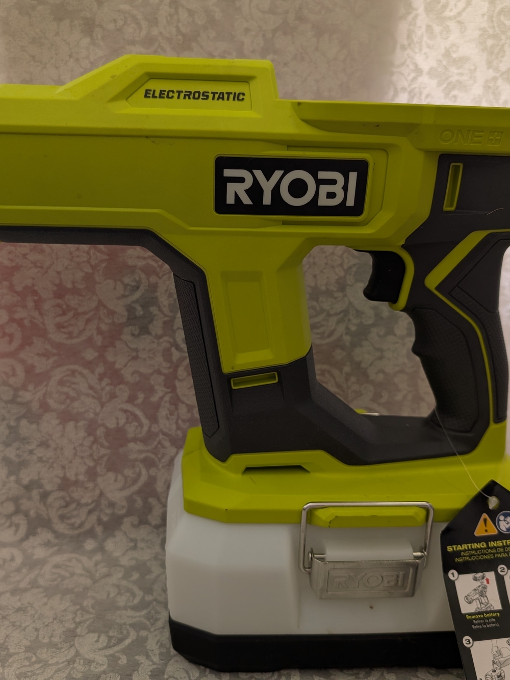 RYOBI Electrostatic Sprayer in Bright Yellow-Green